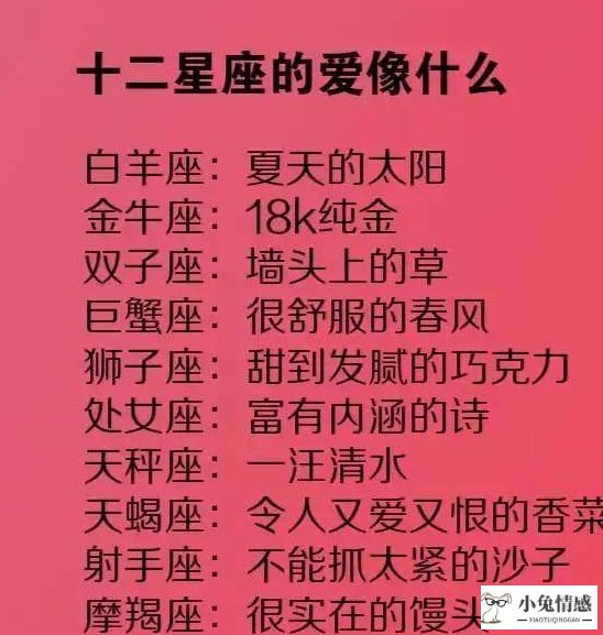 12星座各个星座所代表的性格和情感_情感最丰富的星座_台湾 星座情感